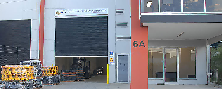 SANTER MACHINERY AUSTRALIA WAREHOUSE